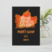 PRETTIGE THANKSGIVING UITNODIGING (Staand voorkant)