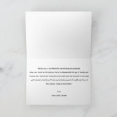 Prettige Thanksgiving Vouw Kerstkaart, Bedankt (Binnen)