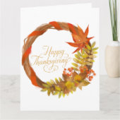 PRETTIGE THANKSGIVING WAARDE KAART (Voorkant)