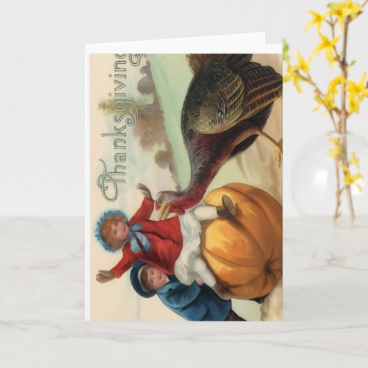 Prettige Thanksgiving wenskaart Kaart (Gele Bloem)