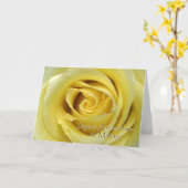 Prettige trouwdag, Franse trouwdag Kaart (Gele Bloem)