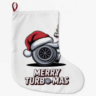 Prettige Turbomas Turbo monteur Kerstman Kerstmis  Grote Kerstsok