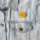Prettige typografie voor Thanksgiving Ronde Button 3,2 Cm (In situ)