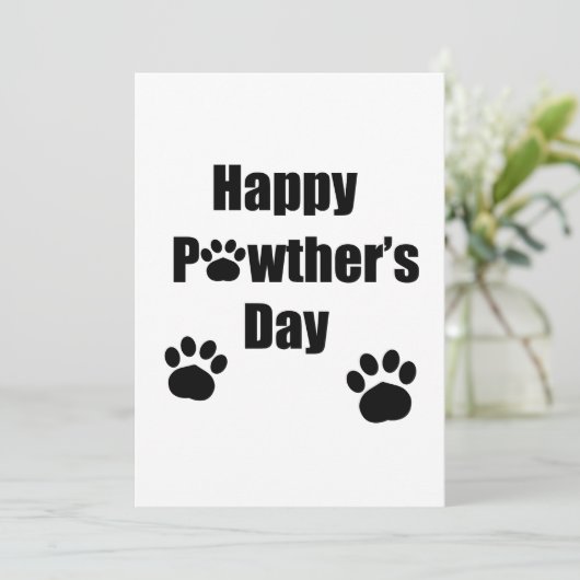 Prettige Vaderdag honden vaders dag kaart (Staand voorkant)