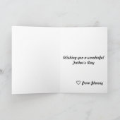 Prettige Vaderdag Kaart (Binnen)