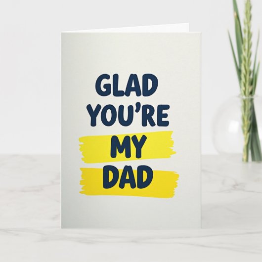 Prettige Vaderdag Kwastpenseel Kaart (Voorkant)