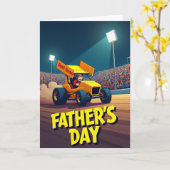 Prettige Vaderdag Racer Kaart (Gele Bloem)