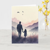 Prettige Vaderdag Vista Card Kaart (Gele Bloem)