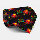 prettige vakantie stropdas (Opgerold)