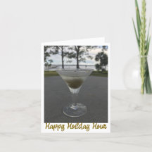 Prettige vakantie-uur gevouwen kerstkaart