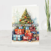 Prettige vakantie | Vrolijk kerstfeest iedereen Feestdagen Kaart (Voorkant)