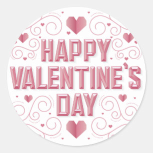 PRETTIGE VALENTIJN DAG / Hart Stickers