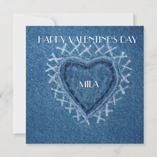 PRETTIGE VALENTIJN FEESTDAGENKAART (Voorkant)