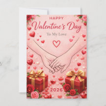 Prettige Valentijnsdag 2026 Romantische Liefdesgro