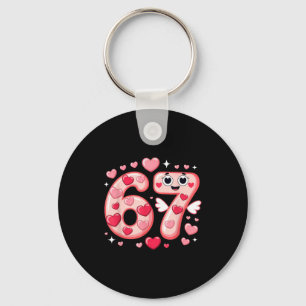 Prettige Valentijnsdag 67 Meme Harten Coquette Str Sleutelhanger