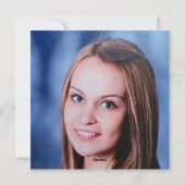 Prettige Valentijnsdag Aangepaste Foto Roze Harten Feestdagenkaart (Achterkant)