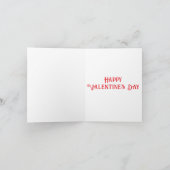 Prettige Valentijnsdag  Bedankkaart (Binnen)