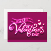 Prettige Valentijnsdag  Briefkaart (Voorkant / Achterkant)