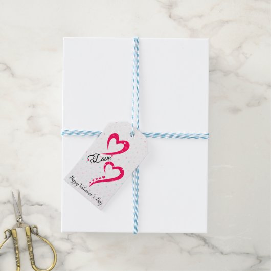 Prettige Valentijnsdag Cadeaulabel (Met Touw)