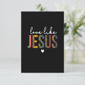 Prettige Valentijnsdag Christelijke Luipaard Liefd Kaart (Staand voorkant)