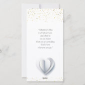 Prettige Valentijnsdag Elegant Klassiek Moois Feestdagenkaart (Achterkant)