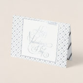 Prettige Valentijnsdag Elegant Modern Mooi Folie Kaarten (Voorkant)