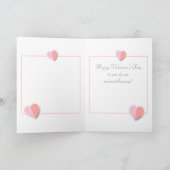 Prettige Valentijnsdag Elegante Groet Feestdagen Kaart (Binnen)