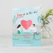 Prettige Valentijnsdag Elegante Groet Feestdagenkaart (Staand voorkant)