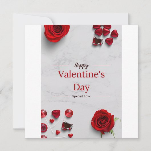 Prettige Valentijnsdag Feestdagenkaart (Voorkant)
