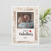 Prettige Valentijnsdag gevuld met de zoete geur  Feestdagenkaart (Staand voorkant)