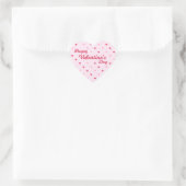Prettige Valentijnsdag Hart van mijn Hart Ik Hou v Sticker (Tas)
