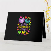 Prettige Valentijnsdag - Hartjes Liefde Kaart (Gele Bloem)
