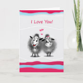 Prettige Valentijnsdag! Ik hou van jou! Mooie Scha Kaart (Voorkant)