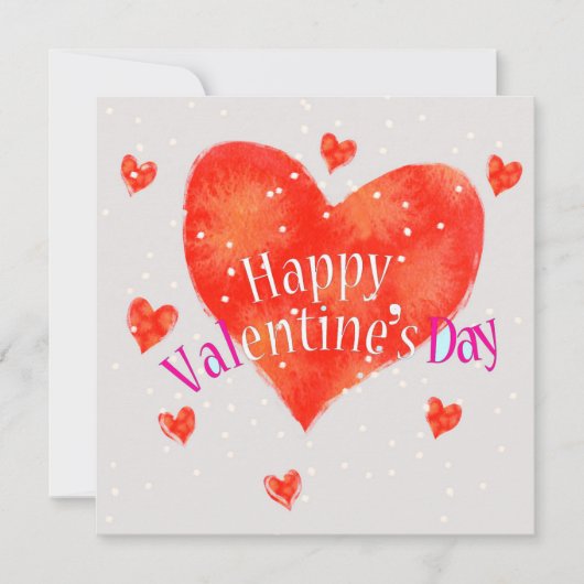 Prettige Valentijnsdag Kaart (Voorkant)