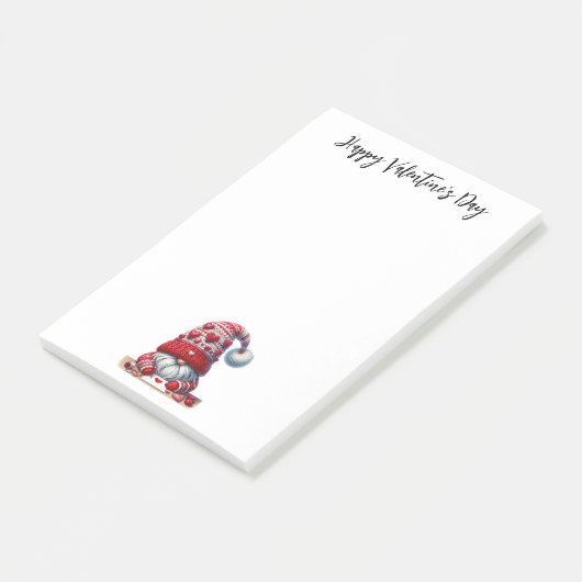 Prettige Valentijnsdag Kabouter Post-it® Notes (Schuin)