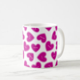 Prettige Valentijnsdag Knuffels en Kusjes Modern Koffiemok