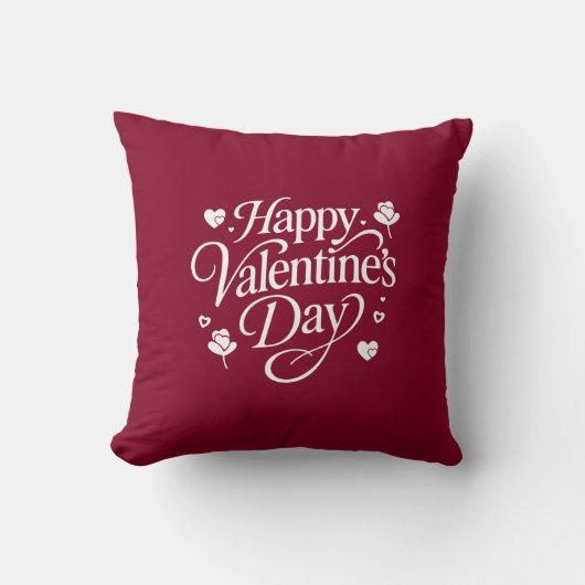Prettige Valentijnsdag Kussen (Voorkant)