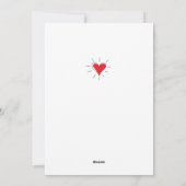 Prettige Valentijnsdag Liefhebbers Vissen Rode Har Feestdagenkaart (Achterkant)