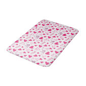 Prettige Valentijnsdag Liefste Geschenk met Rode H Badmat (Gekanteld)