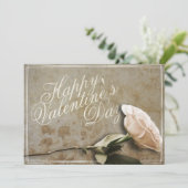 Prettige Valentijnsdag met Roos (Staand voorkant)