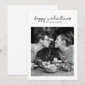 Prettige Valentijnsdag | Minimalistische Romantisc Feestdagenkaart (Voorkant / Achterkant)