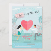 Prettige Valentijnsdag Mooie Elegante Groet Feestdagenkaart (Voorkant)