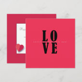 Prettige Valentijnsdag Mooie Elegante Groet Feestdagenkaart (Voorkant / Achterkant)