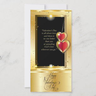 Prettige Valentijnsdag Mooie Elegante Klassieker Feestdagenkaart