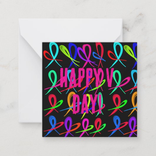 Prettige Valentijnsdag Notitiekaartje (Voorkant)