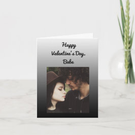 Prettige Valentijnsdag schat, voeg je eigen foto t Kaart