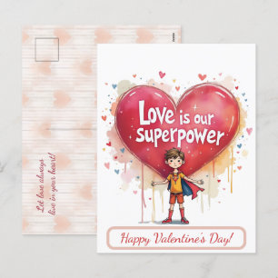 Prettige Valentijnsdag! Valentijnkaart. Feestdagenkaart