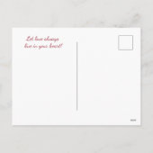 Prettige Valentijnsdag! Valentijnskaart. Feestdagenkaart (Achterkant)