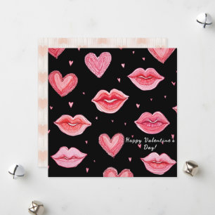 Prettige Valentijnsdag! Valentijnskaart. Feestdagenkaart