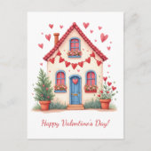 Prettige Valentijnsdag! Valentijnskaart. Feestdagenkaart (Voorkant)